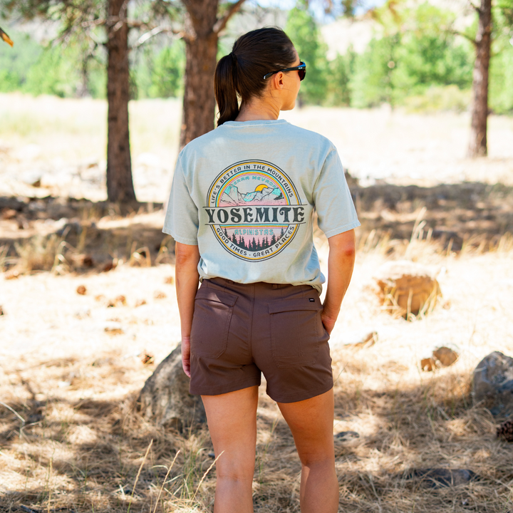 Alpinistas Yosemite Tee - Light Blue