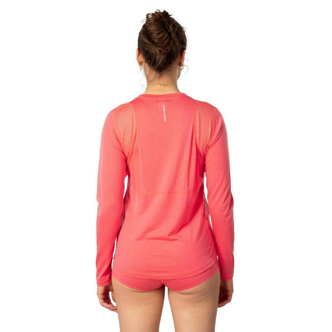 Kari Traa Embla Wool Long Sleeve - Candy Coral