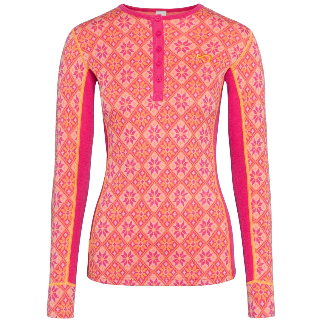 Kari Traa Rose Long Sleeve Baselayer - Berry Pink