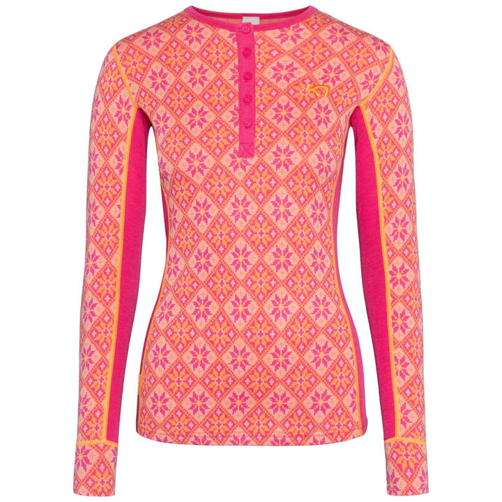 Kari Traa Rose Long Sleeve Baselayer - Berry Pink