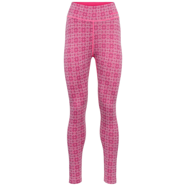 Kari Traa Rose Light Baselayer Pants - High Waisted - Berry Pink