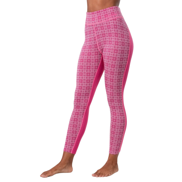Kari Traa Rose Light Baselayer Pants - High Waisted - Berry Pink