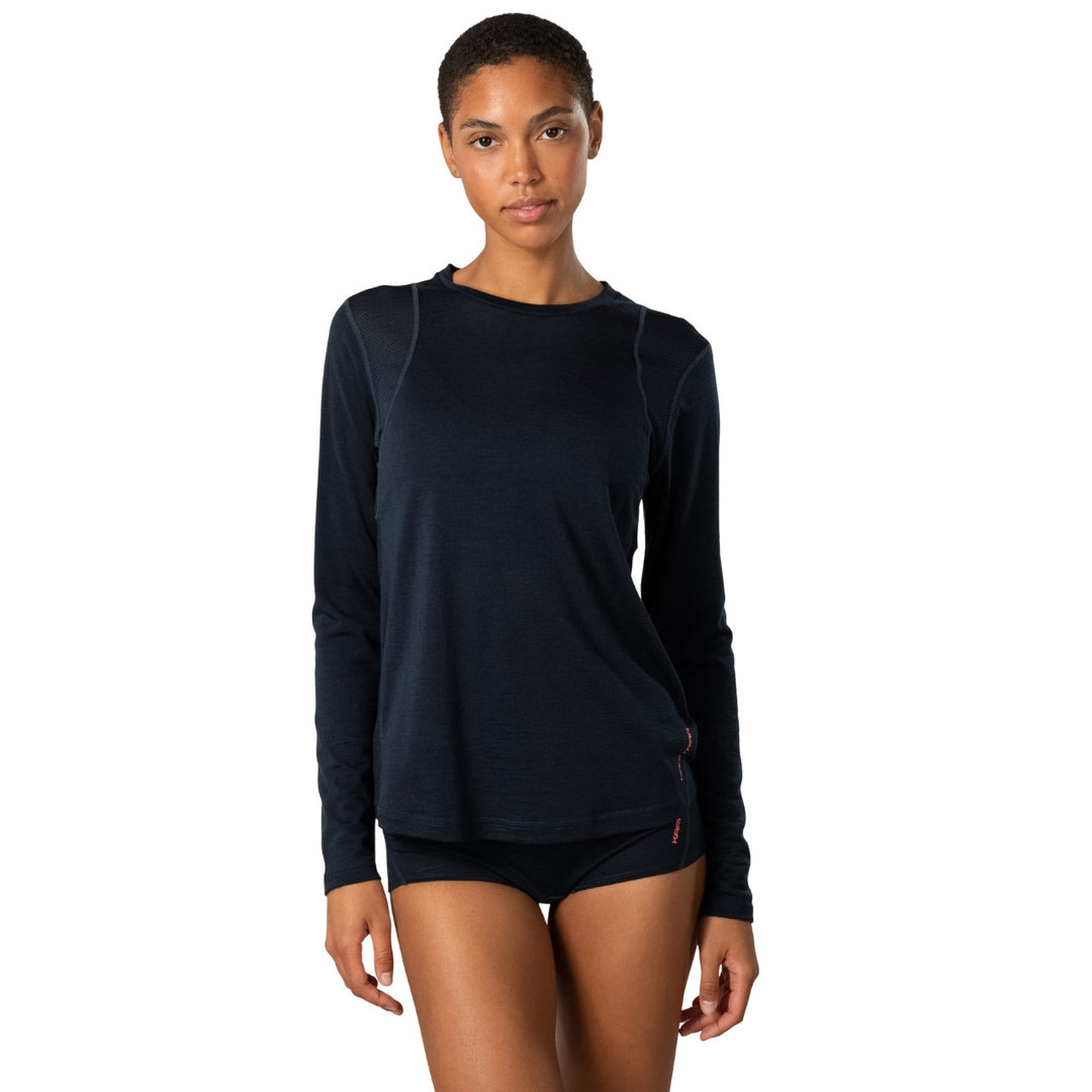 Kari Traa Embla Wool Long Sleeve - Royal