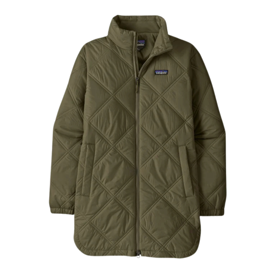 Patagonia W's Pine Bank Insulated Parka - Basin Green