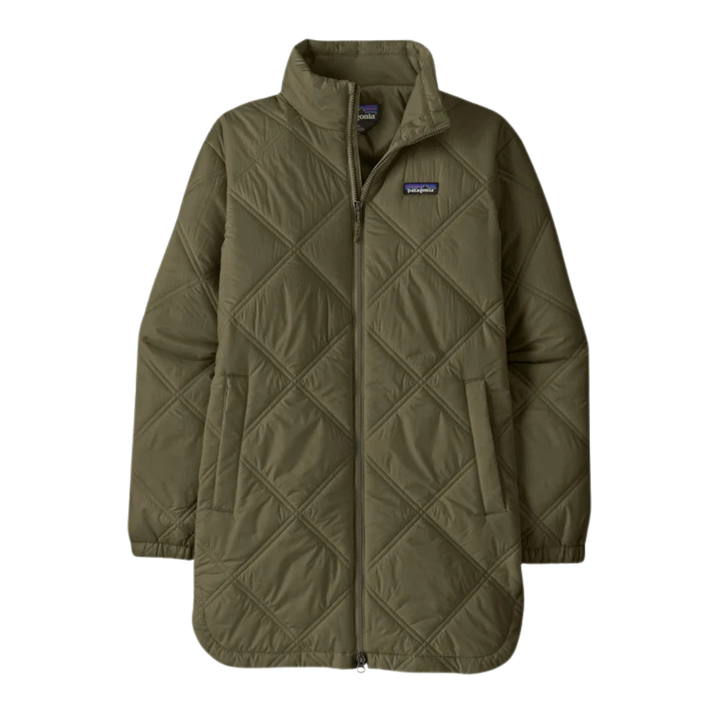 Patagonia W's Pine Bank Insulated Parka - Basin Green