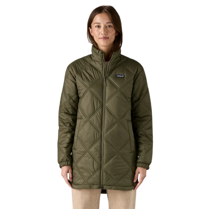 Patagonia W's Pine Bank Insulated Parka - Basin Green