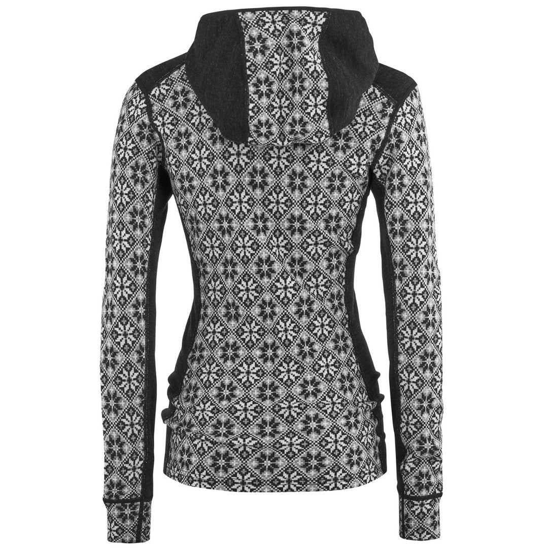 Kari Traa Rose Baselayer Hoodie - 100% Merino Wool - Black