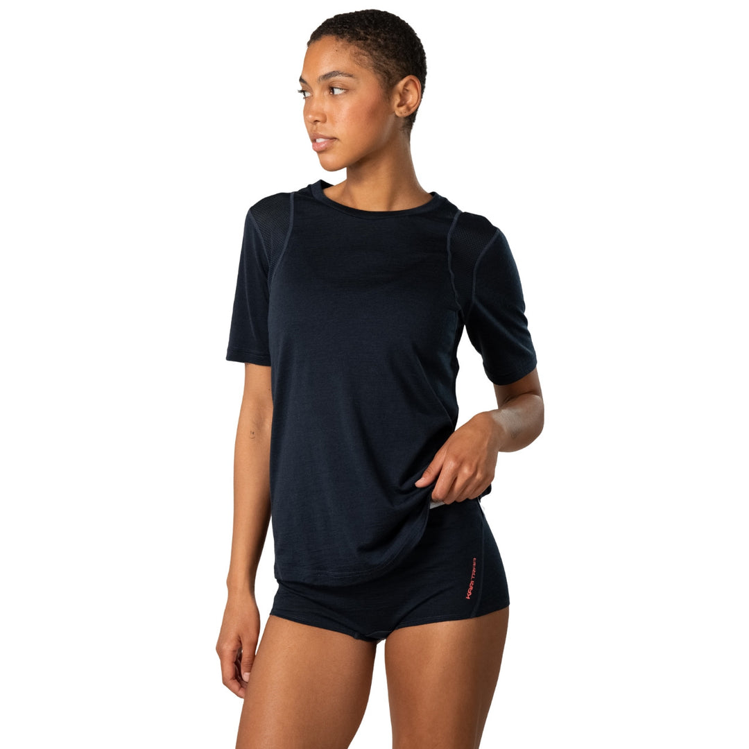 Kari Traa Embla Wool Tee - Royal