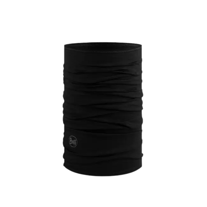 Buff Merino Lightweight Solid Black Adult - None
