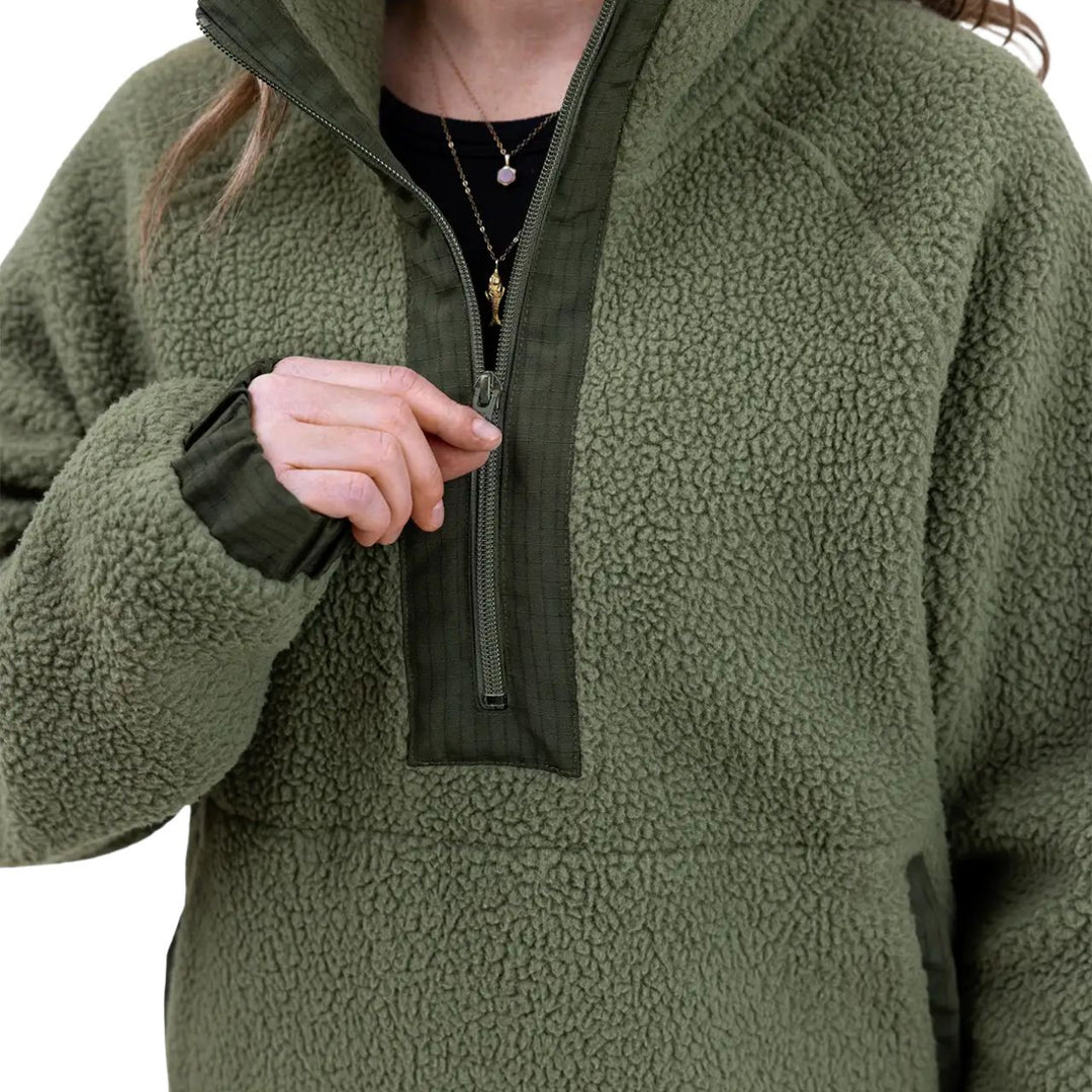 Jones Campfire Rec Sherpa - Fleece Moss Green