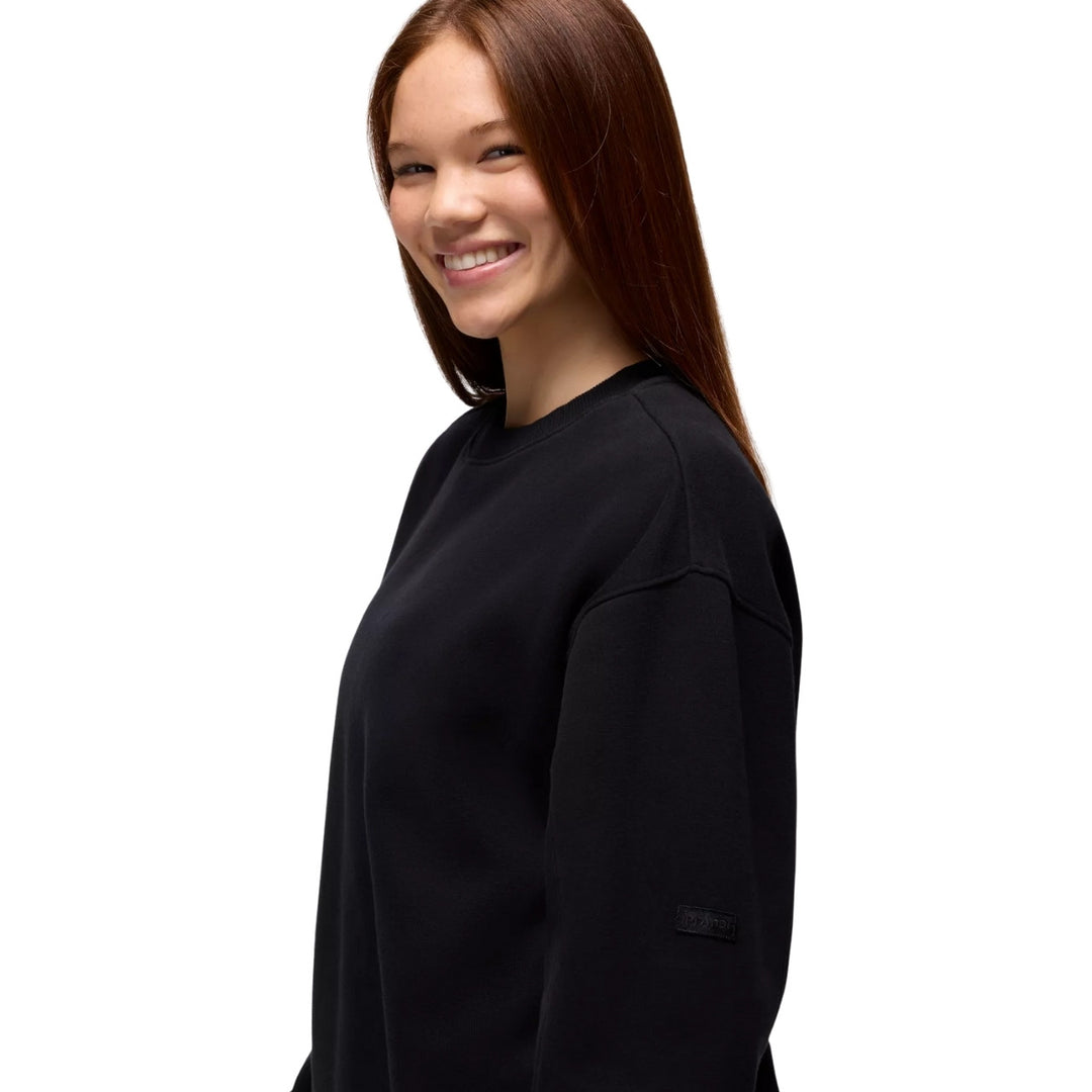 Prana DreamFleece Crew Sweatshirt Black