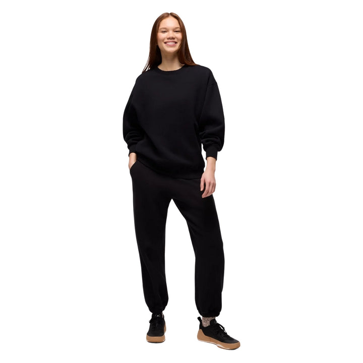 Prana DreamFleece Crew Sweatshirt Black
