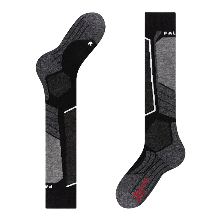 Falke SK2 Intermediate Women Skiing Knee-High Socks - Black-Mix