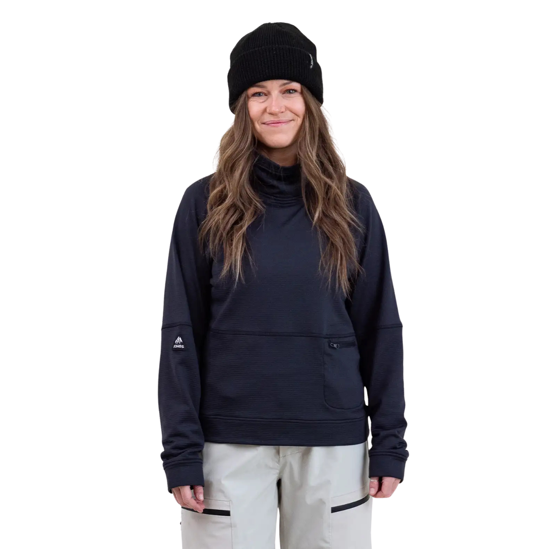 Jones Flagship Rec Grid - Fleece Stealth Black