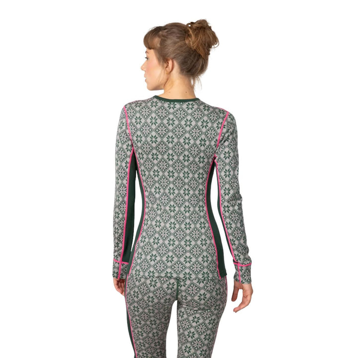 Kari Traa Rose Long Sleeve Baselayer - Thyme Green