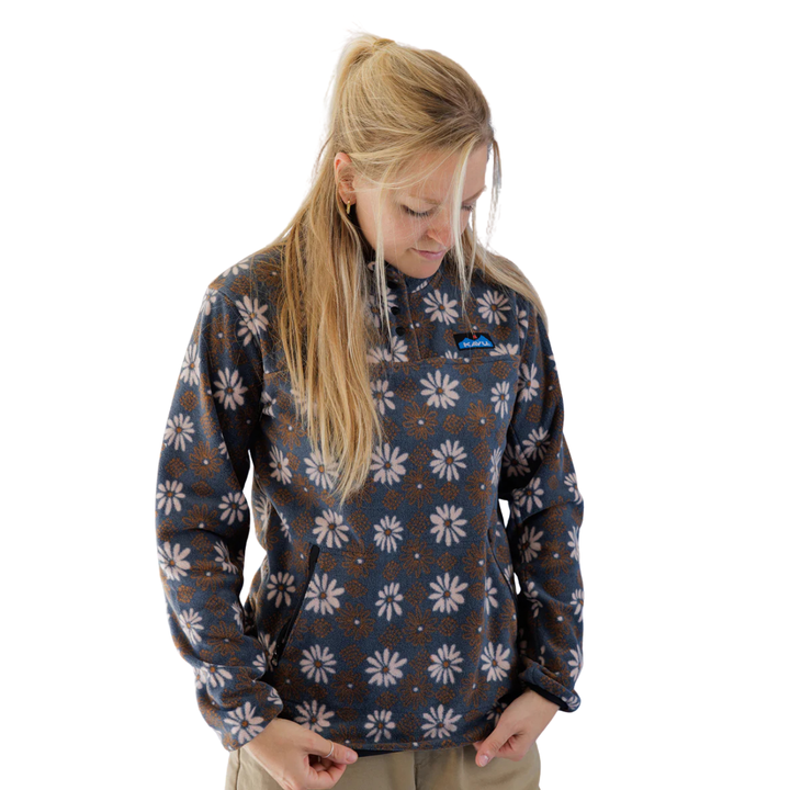 Kavu Cavanaugh Fleece Pullover - Fall Floral