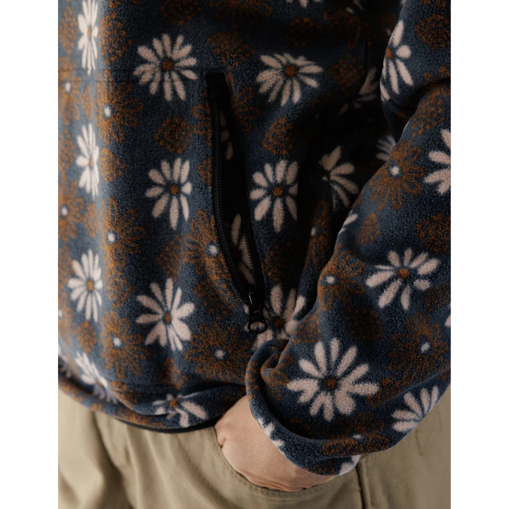 Kavu Cavanaugh Fleece Pullover - Fall Floral