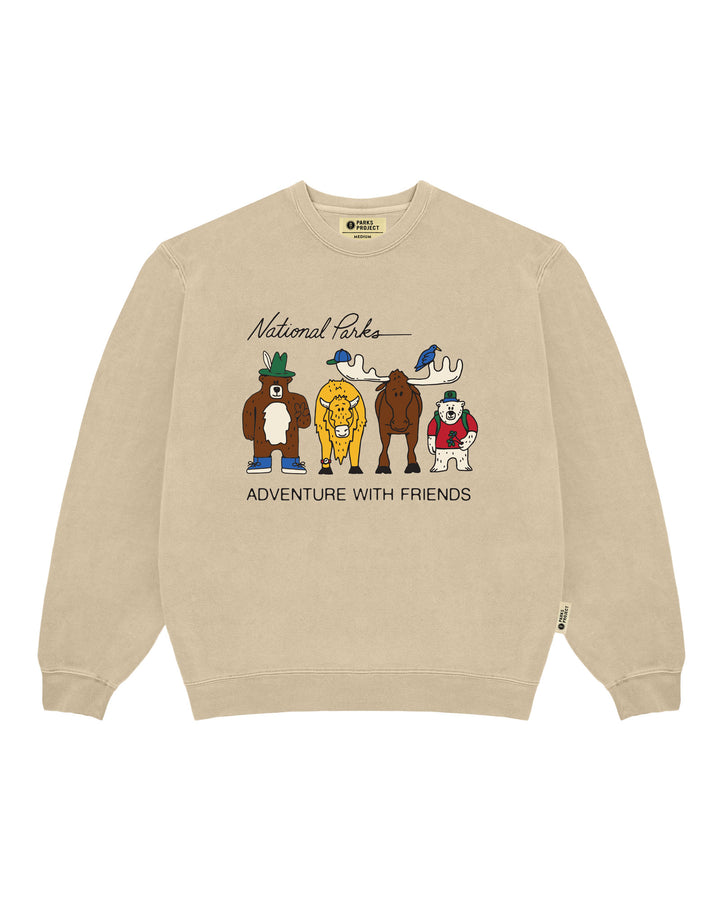 Parks Project Adventure With Friends Crewneck