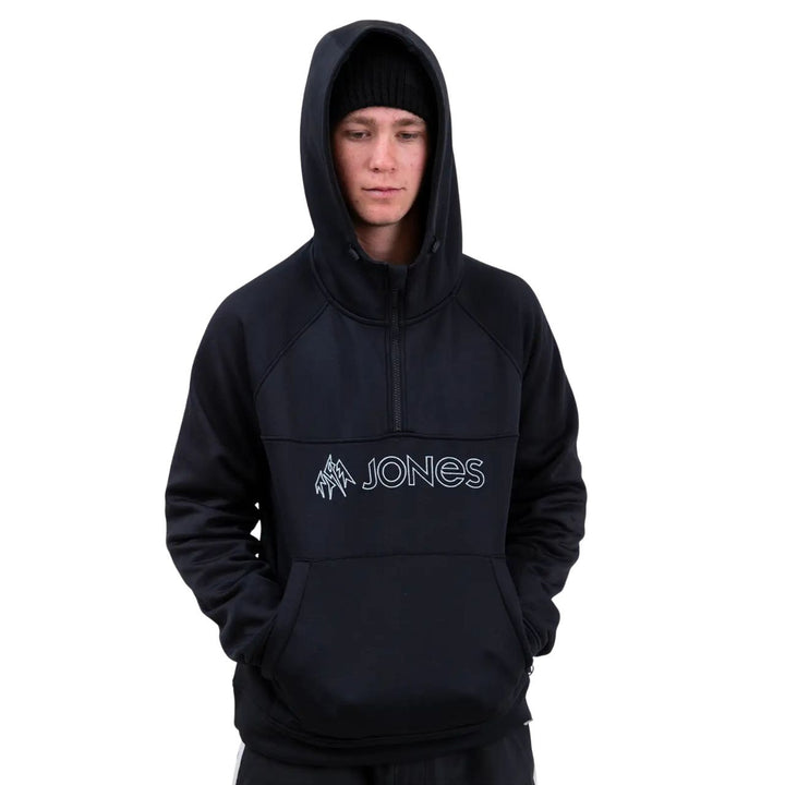 Jones Rec Riding Hoodie - Fleece Stealth Black
