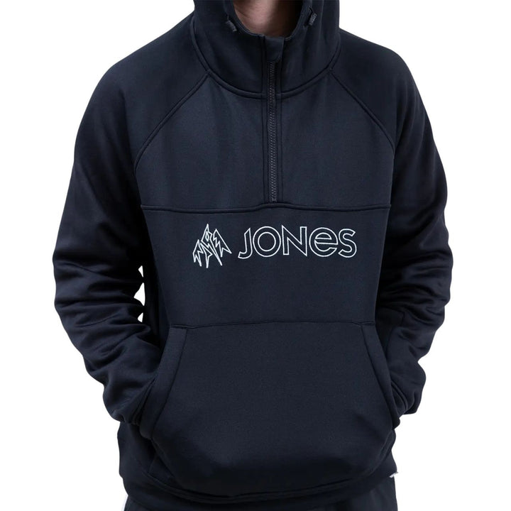 Jones Rec Riding Hoodie - Fleece Stealth Black