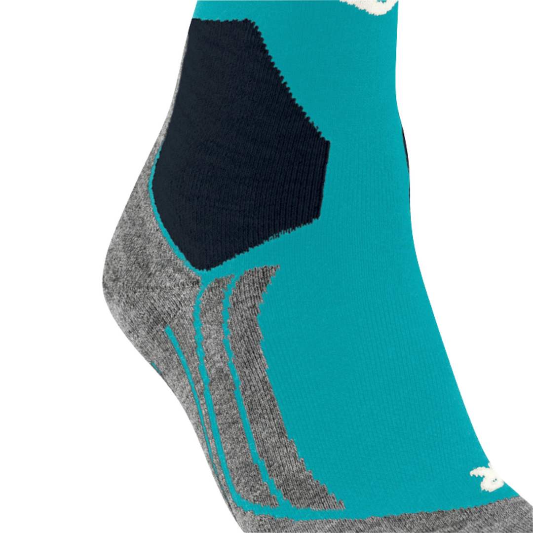 Falke SK4 Advanced Women Skiing Knee-High Socks - Peacock Blue