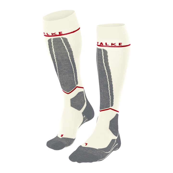 Falke SK4 Advanced Compression Light Women Skiing Knee-High Socks - Off-White