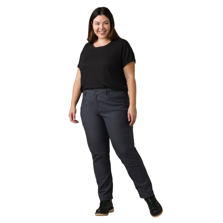 Prana Halle Straight Pant II Plus Size - Coal