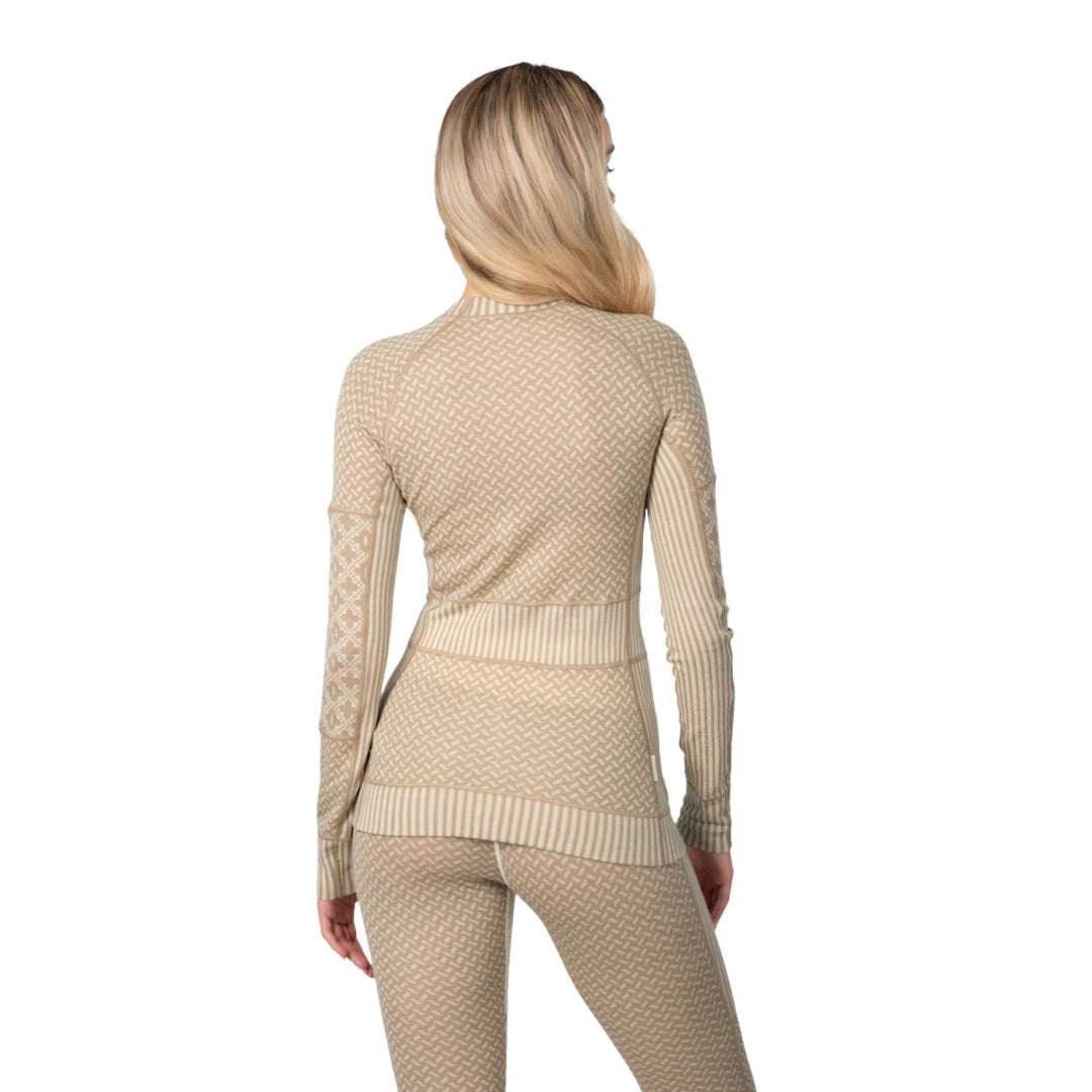 Kari Traa Smekker Long Sleeve Baselayer - 100% Merino Wool Mocha