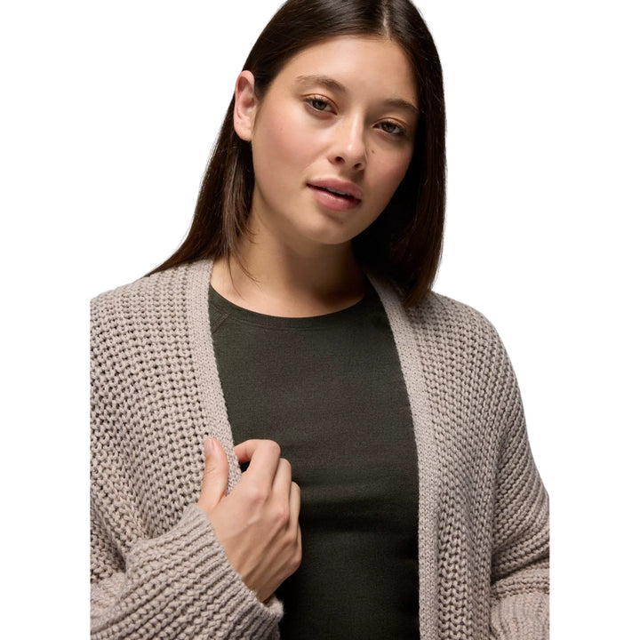 Prana Sunday River Long Cardigan Almond