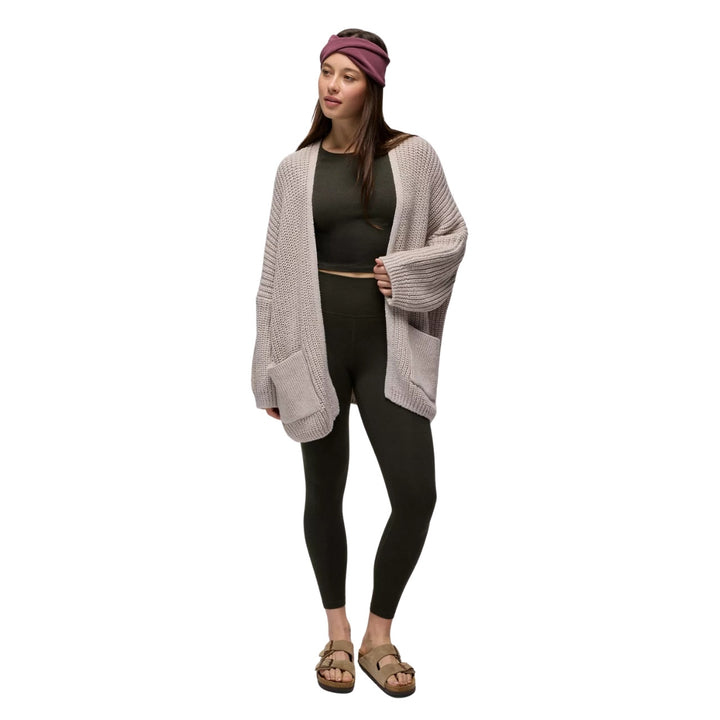 Prana Sunday River Long Cardigan Almond