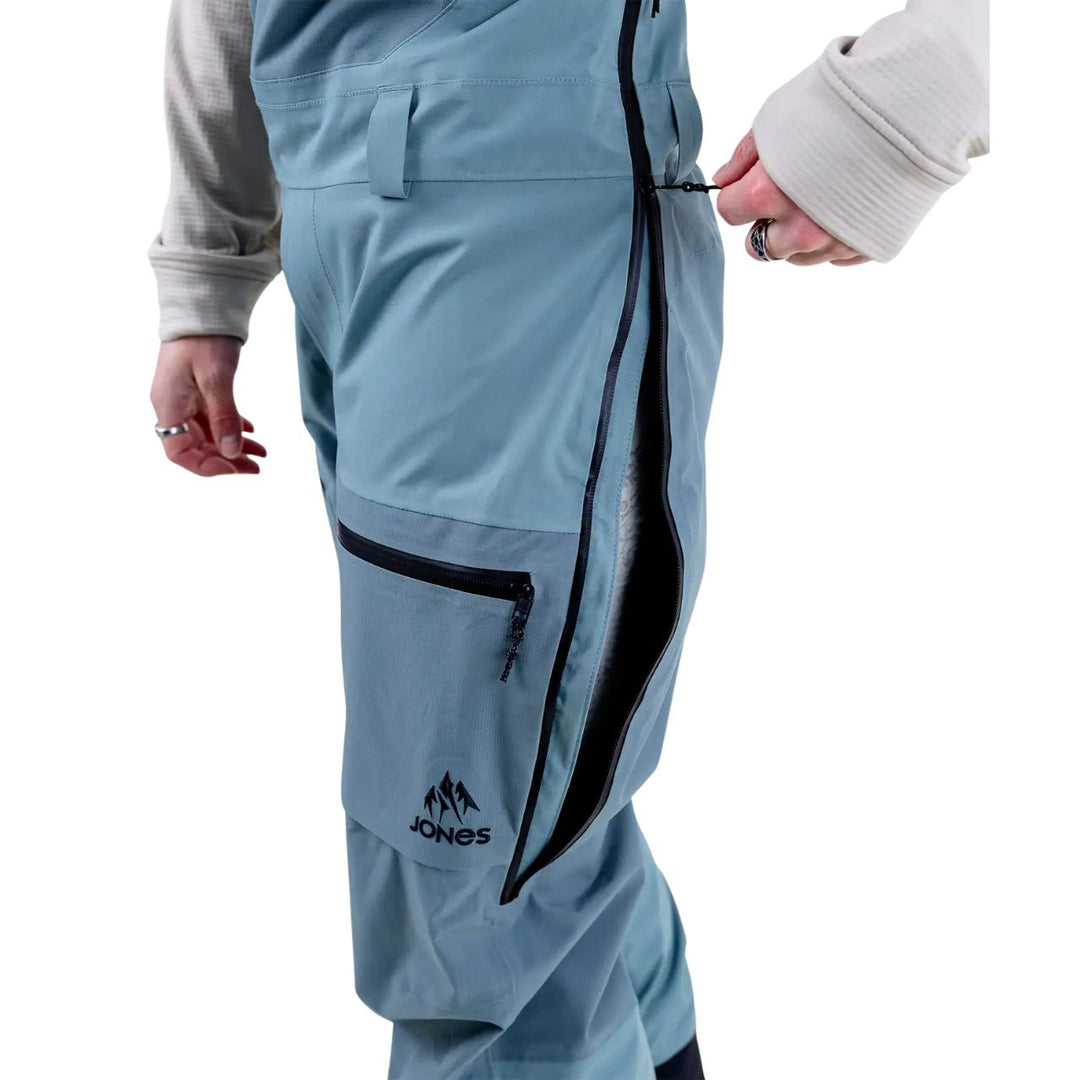 Jones Mtn Surf Rec Bib Atlantic Blue- Pant - Atlantic Blue