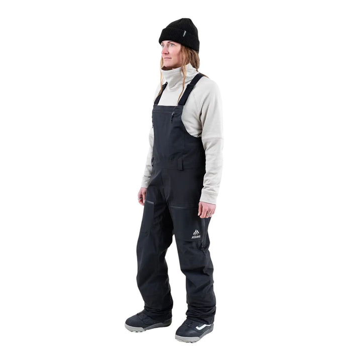 Jones Mtn Surf Rec Bib Atlantic Blue- Pant - Stealth Black