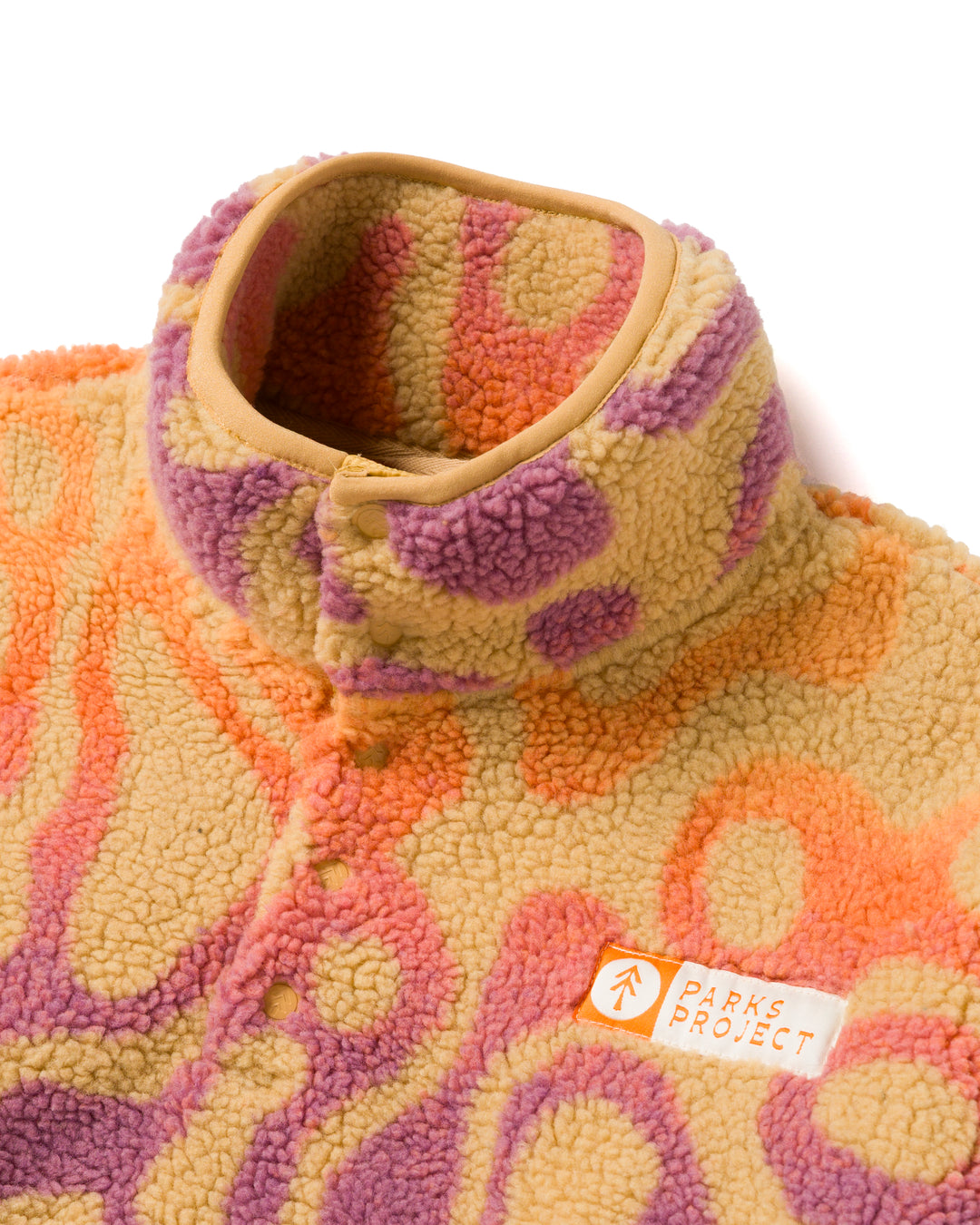 Parks Project Yellowstone Geysers Ombre High Pile Fleece
