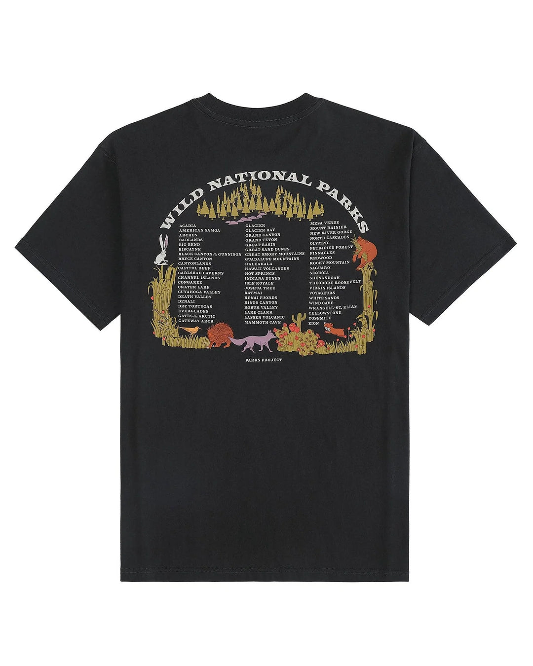 Parks Project Wild Parks Checklist Pocket Tee