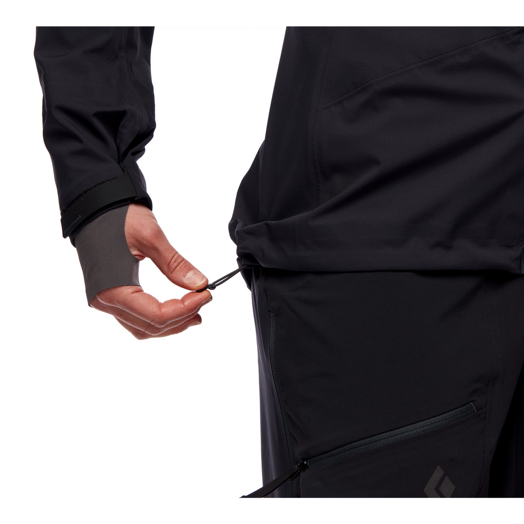 Dawn Patrol Hybrid Shell Jacket - Black