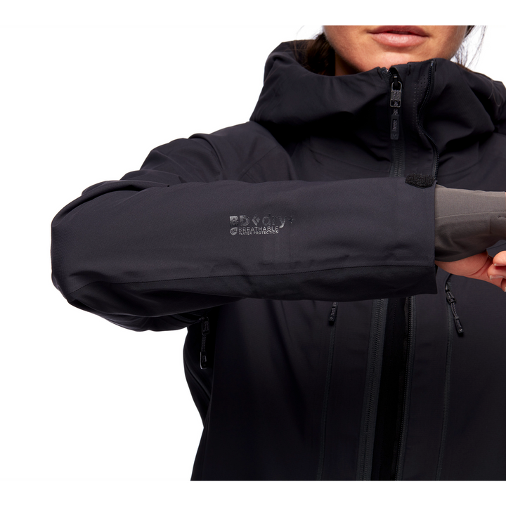 Dawn Patrol Hybrid Shell Jacket - Black